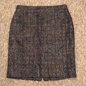 J. Crew New Multi-Color Tweed Pencil Skirt